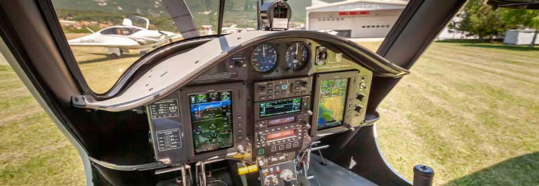 Inside Cockpit of Pipistrel Explorer